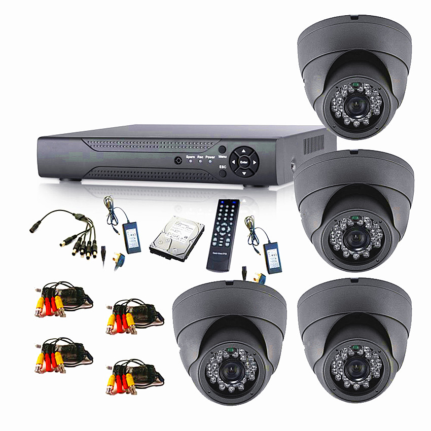 4MP CCTV Camera Kit one pcs 8CH DVR And 8pcs 4MP IP66 Waterproof night vision Cameras