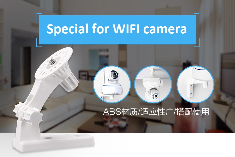Shaking-head WIFI Home Smart CCTV Security Camera Ceiling Wall Mount Bracket Stand