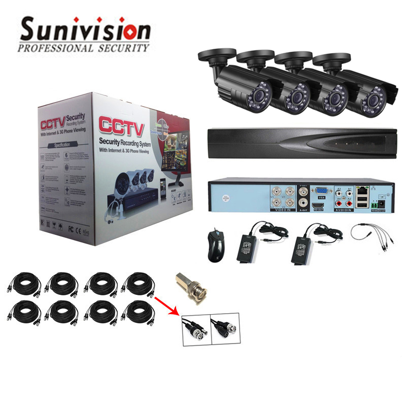 Sunivision 8CH H.265+ 5M-N 6 IN 1 DVR Support XVI AHD TVI CVI CVBS IP Camera Onvif Support 1 SATA HDD Maximum 8TB