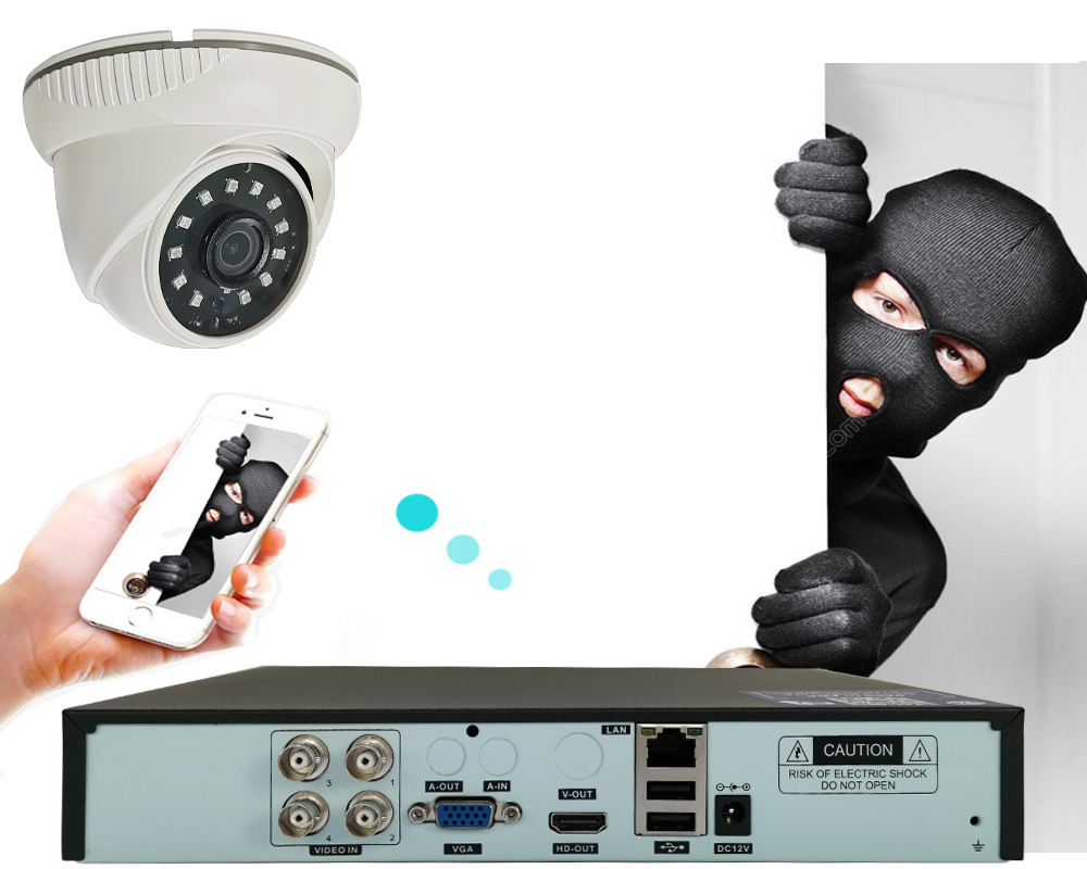 6 IN1 AHD 1080P 5mp-n 4CH 8CH CCTV DVR For CCTV Kit VGA  Security System For 1080P IP Camera DVR PTZ