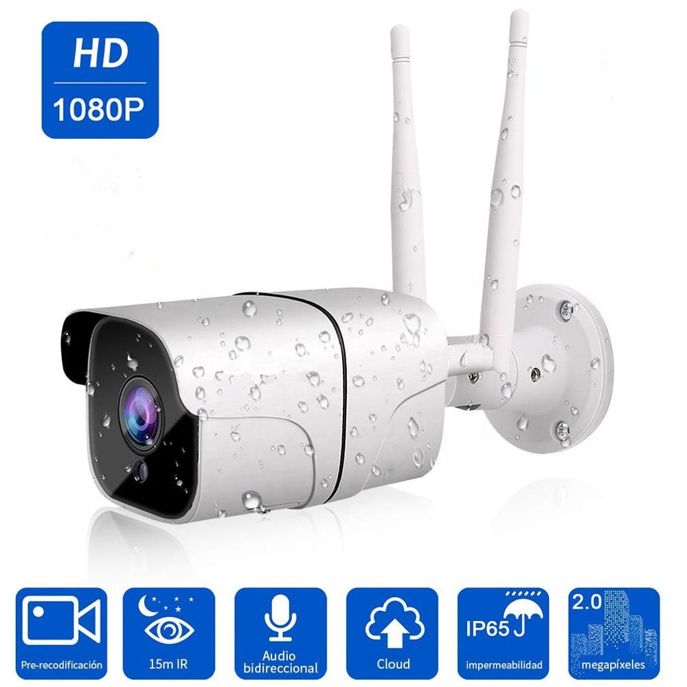 4CH H.265 Tuya App 2MP Audio Video Surveillance Wireless NVR Kit Security Camera System